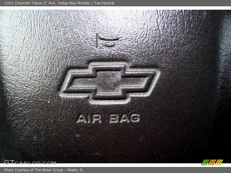 Indigo Blue Metallic / Tan/Neutral 2001 Chevrolet Tahoe LT 4x4