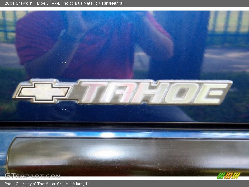Indigo Blue Metallic / Tan/Neutral 2001 Chevrolet Tahoe LT 4x4