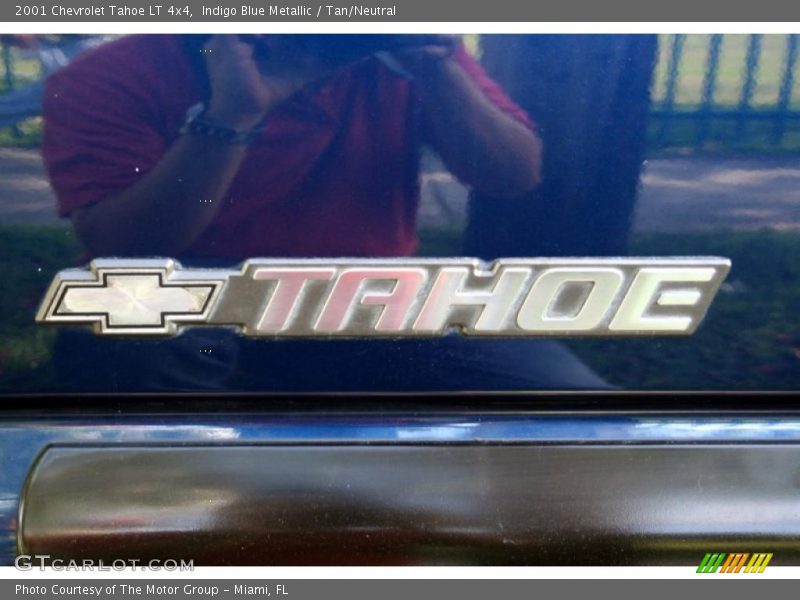 Indigo Blue Metallic / Tan/Neutral 2001 Chevrolet Tahoe LT 4x4