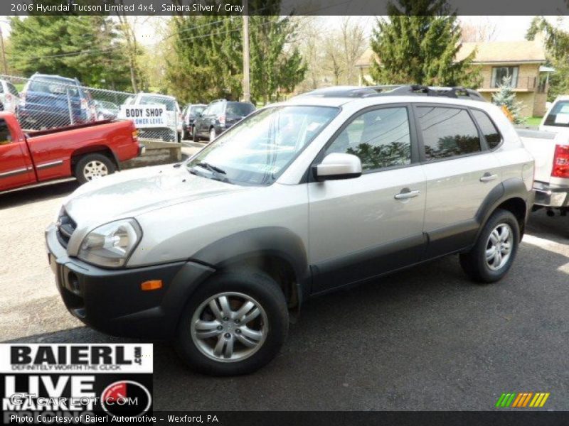 Sahara Silver / Gray 2006 Hyundai Tucson Limited 4x4