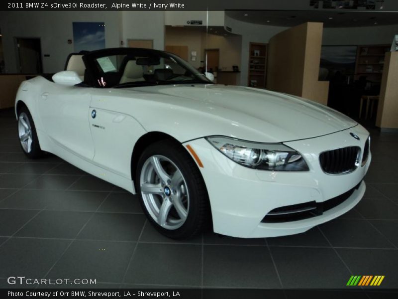 Alpine White / Ivory White 2011 BMW Z4 sDrive30i Roadster