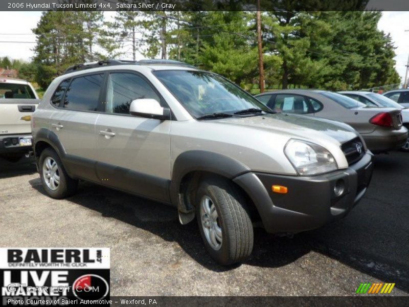 Sahara Silver / Gray 2006 Hyundai Tucson Limited 4x4