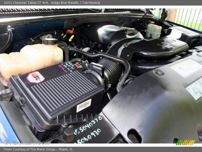 Indigo Blue Metallic / Tan/Neutral 2001 Chevrolet Tahoe LT 4x4