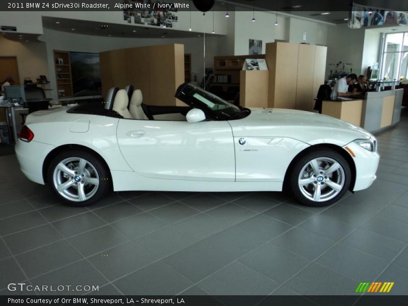 Alpine White / Ivory White 2011 BMW Z4 sDrive30i Roadster