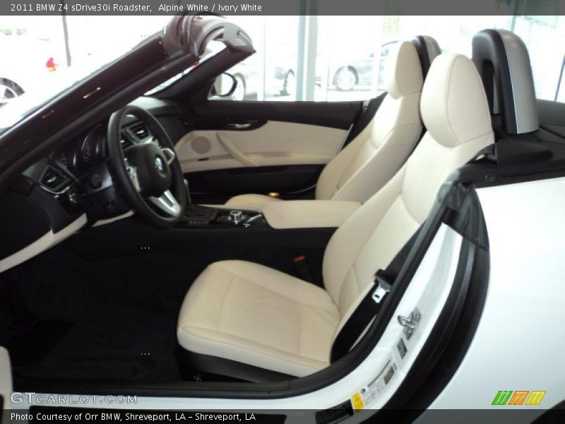 Alpine White / Ivory White 2011 BMW Z4 sDrive30i Roadster
