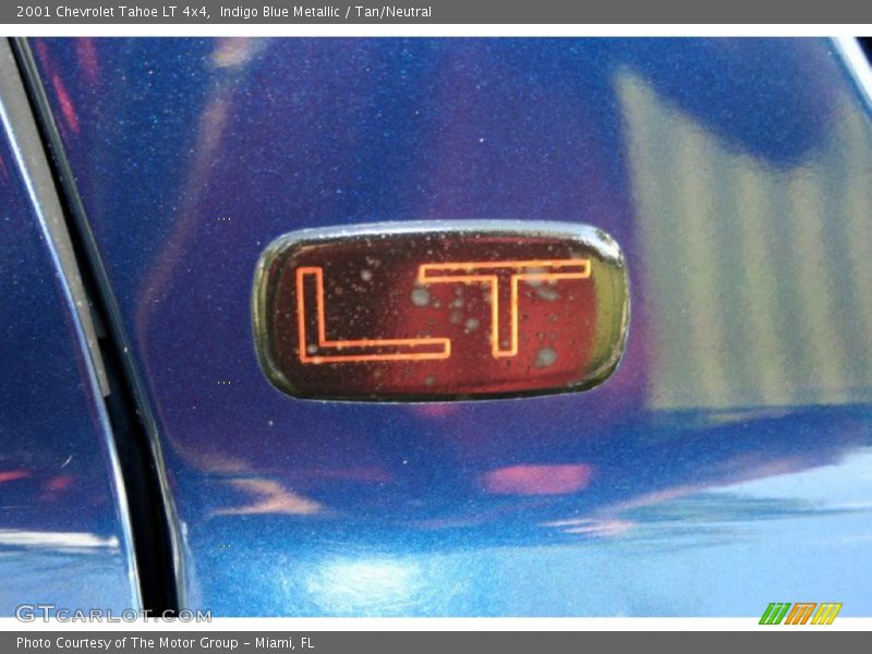 Indigo Blue Metallic / Tan/Neutral 2001 Chevrolet Tahoe LT 4x4