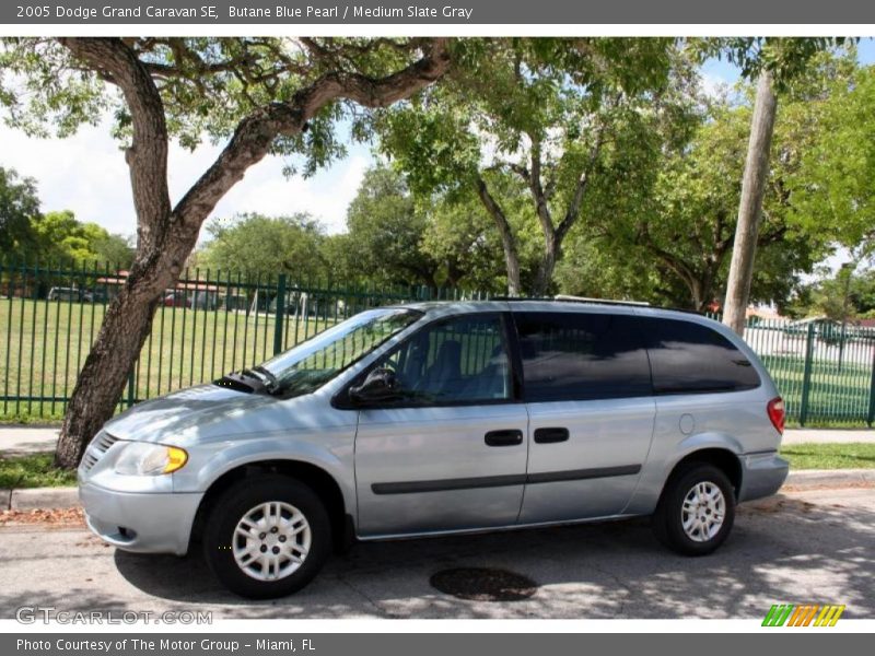 Butane Blue Pearl / Medium Slate Gray 2005 Dodge Grand Caravan SE