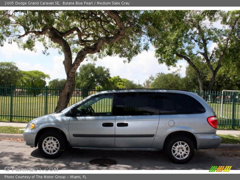 Butane Blue Pearl / Medium Slate Gray 2005 Dodge Grand Caravan SE