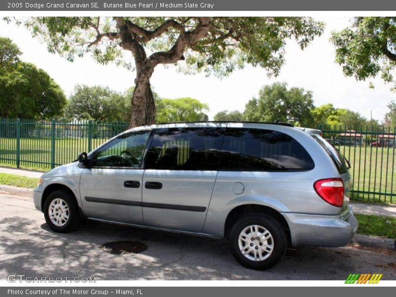 Butane Blue Pearl / Medium Slate Gray 2005 Dodge Grand Caravan SE