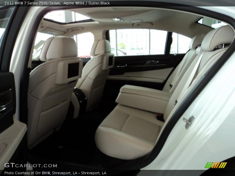  2012 7 Series 750Li Sedan Oyster/Black Interior