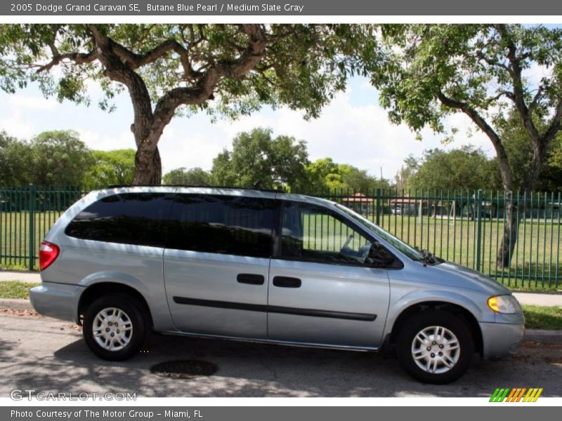 Butane Blue Pearl / Medium Slate Gray 2005 Dodge Grand Caravan SE