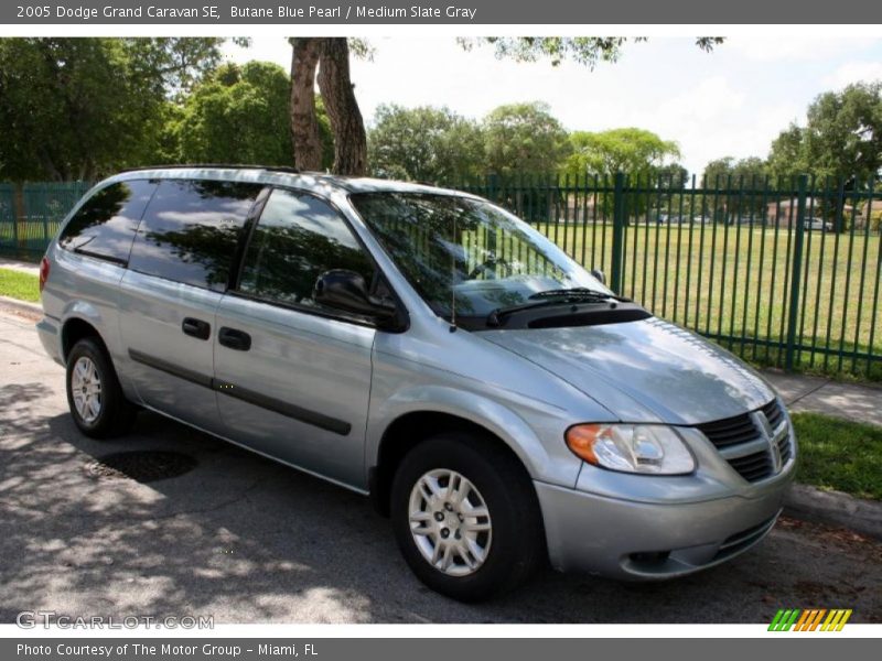 Butane Blue Pearl / Medium Slate Gray 2005 Dodge Grand Caravan SE