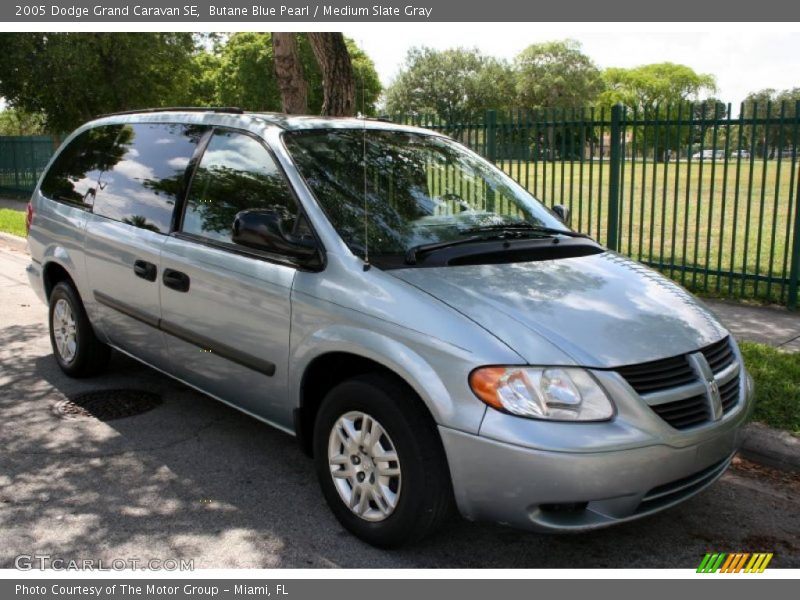 Butane Blue Pearl / Medium Slate Gray 2005 Dodge Grand Caravan SE