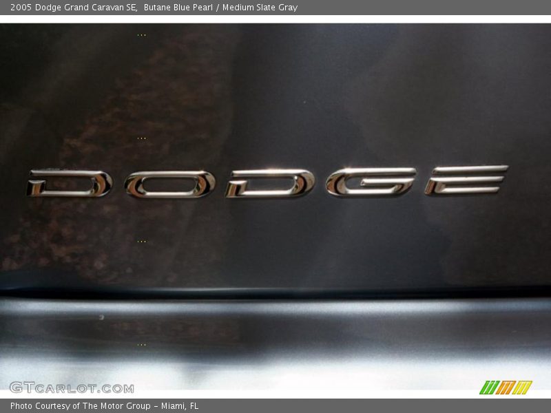 Butane Blue Pearl / Medium Slate Gray 2005 Dodge Grand Caravan SE