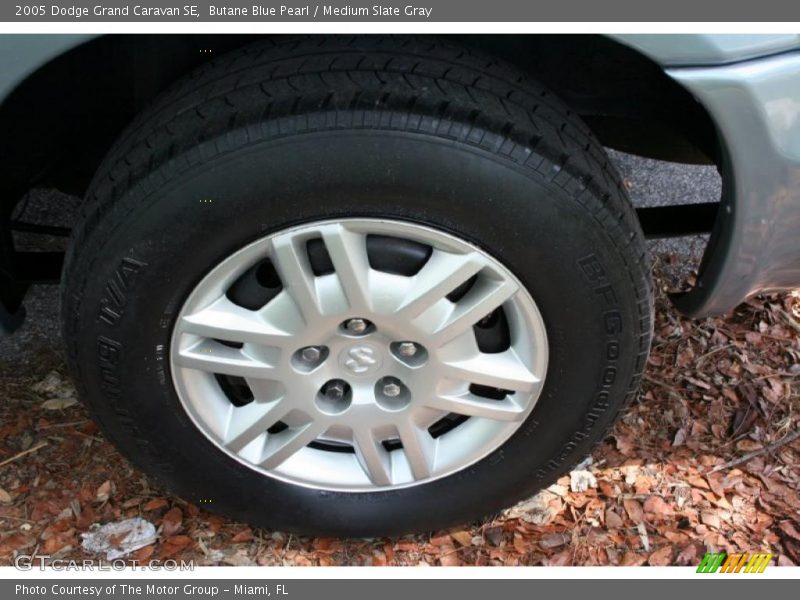 Butane Blue Pearl / Medium Slate Gray 2005 Dodge Grand Caravan SE