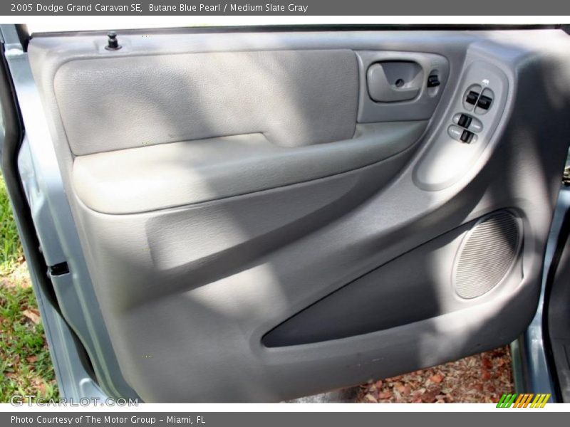 Butane Blue Pearl / Medium Slate Gray 2005 Dodge Grand Caravan SE