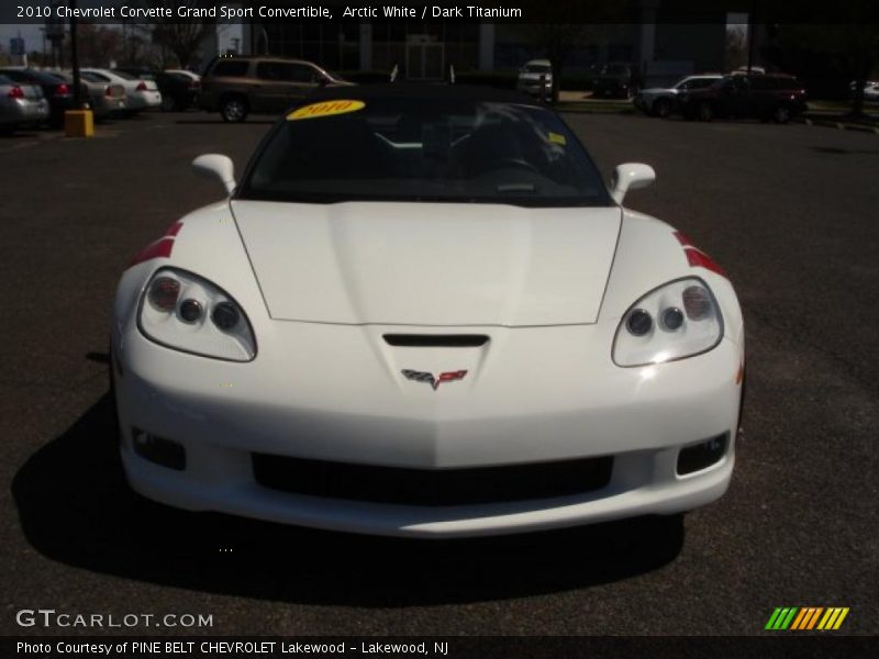 Arctic White / Dark Titanium 2010 Chevrolet Corvette Grand Sport Convertible