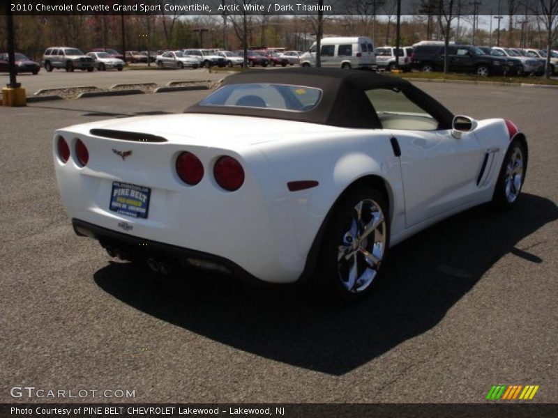 Arctic White / Dark Titanium 2010 Chevrolet Corvette Grand Sport Convertible