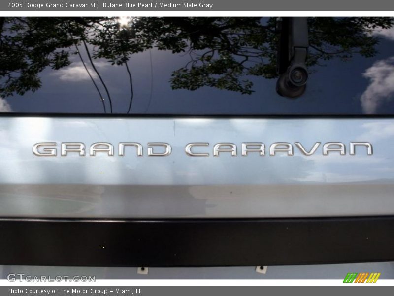 Butane Blue Pearl / Medium Slate Gray 2005 Dodge Grand Caravan SE