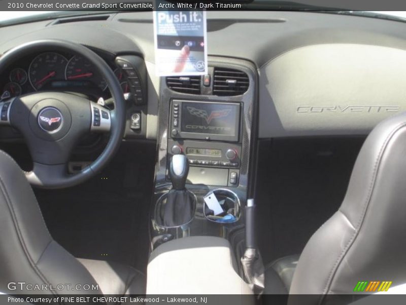 Arctic White / Dark Titanium 2010 Chevrolet Corvette Grand Sport Convertible