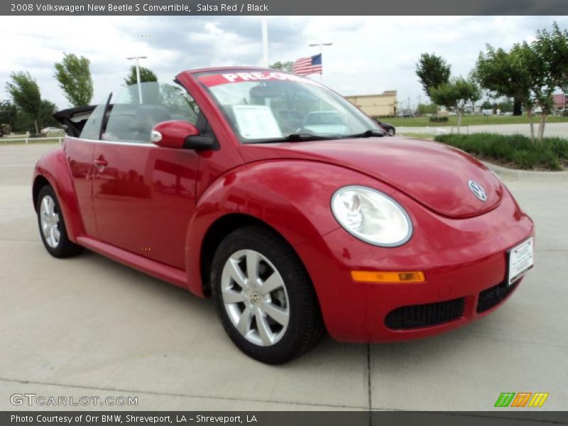 Front 3/4 View of 2008 New Beetle S Convertible