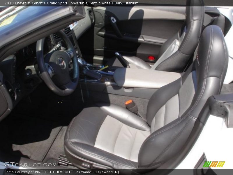 2010 Corvette Grand Sport Convertible Dark Titanium Interior