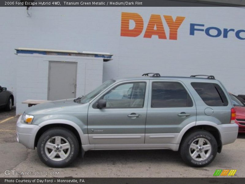 Titanium Green Metallic / Medium/Dark Flint 2006 Ford Escape Hybrid 4WD