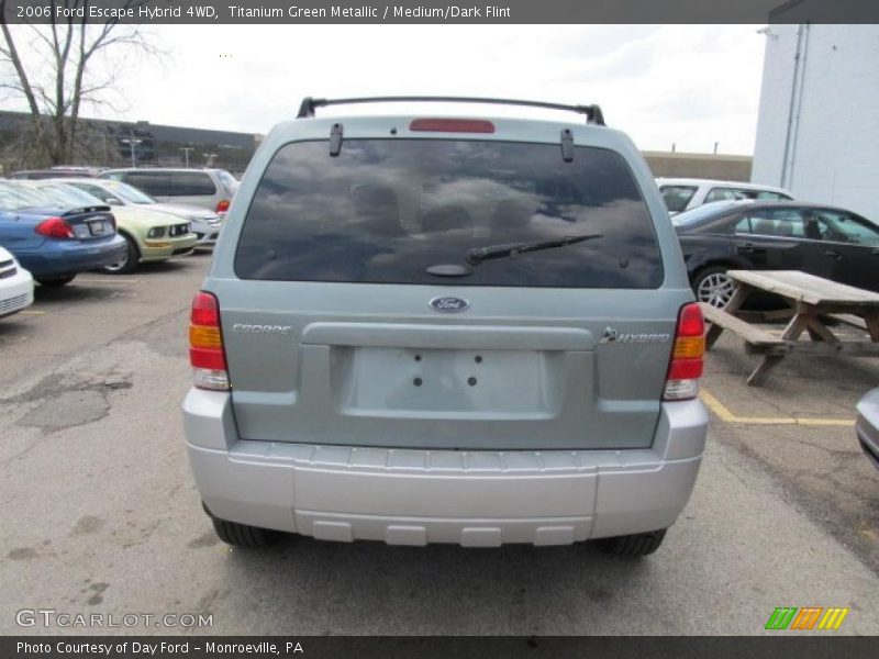 Titanium Green Metallic / Medium/Dark Flint 2006 Ford Escape Hybrid 4WD