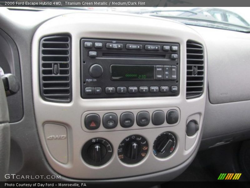 Titanium Green Metallic / Medium/Dark Flint 2006 Ford Escape Hybrid 4WD