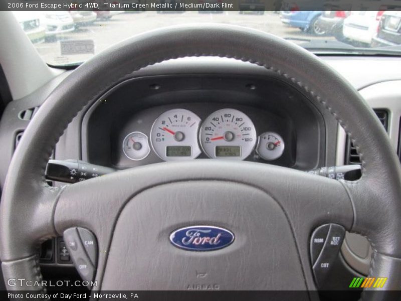 Titanium Green Metallic / Medium/Dark Flint 2006 Ford Escape Hybrid 4WD