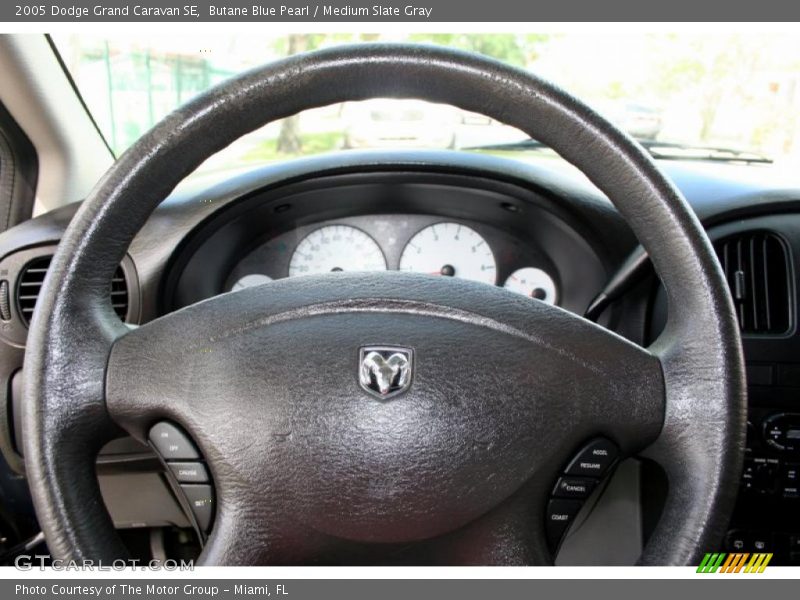 Butane Blue Pearl / Medium Slate Gray 2005 Dodge Grand Caravan SE