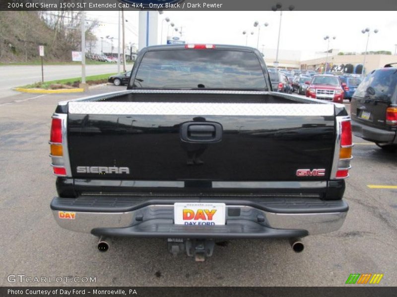 Onyx Black / Dark Pewter 2004 GMC Sierra 1500 SLT Extended Cab 4x4