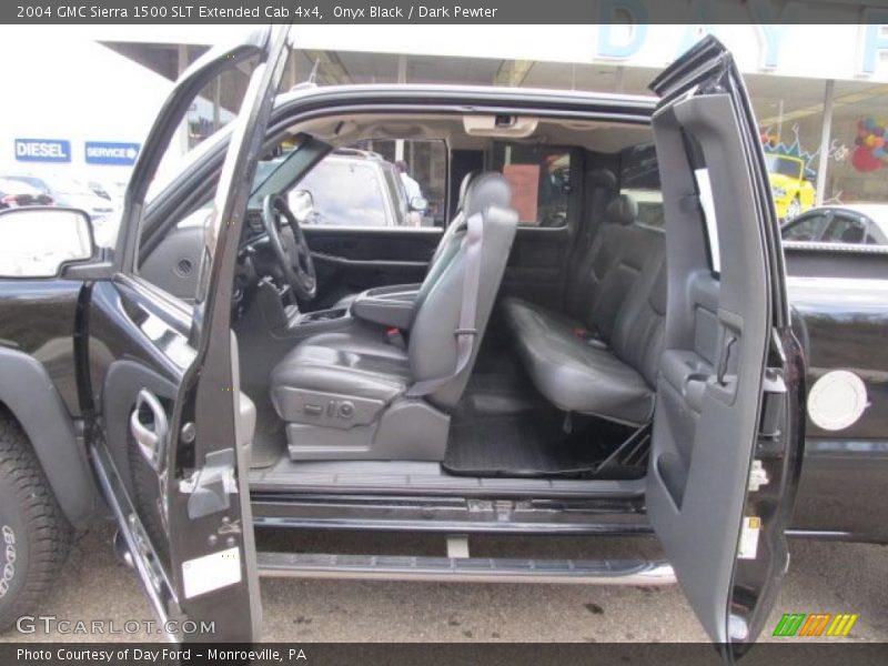 Onyx Black / Dark Pewter 2004 GMC Sierra 1500 SLT Extended Cab 4x4