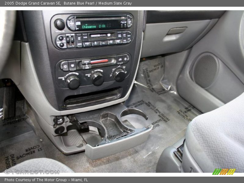Butane Blue Pearl / Medium Slate Gray 2005 Dodge Grand Caravan SE