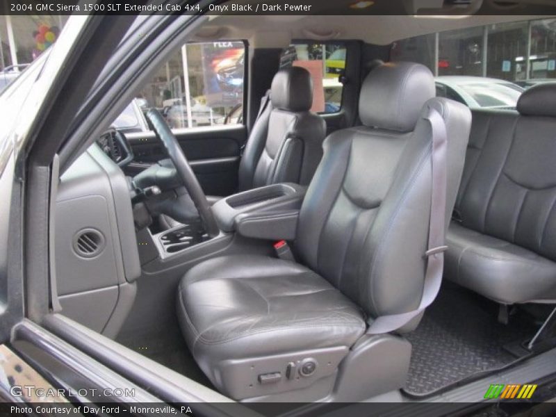 Onyx Black / Dark Pewter 2004 GMC Sierra 1500 SLT Extended Cab 4x4
