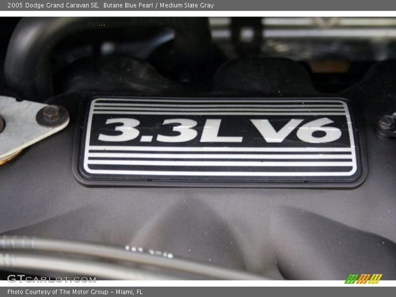 Butane Blue Pearl / Medium Slate Gray 2005 Dodge Grand Caravan SE
