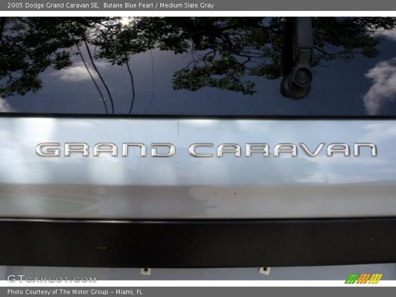 Butane Blue Pearl / Medium Slate Gray 2005 Dodge Grand Caravan SE