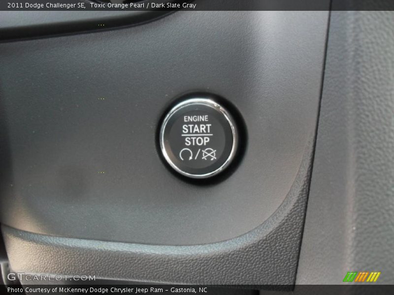 Toxic Orange Pearl / Dark Slate Gray 2011 Dodge Challenger SE