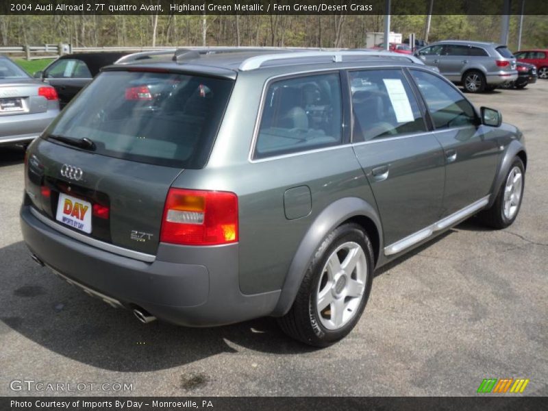 Highland Green Metallic / Fern Green/Desert Grass 2004 Audi Allroad 2.7T quattro Avant