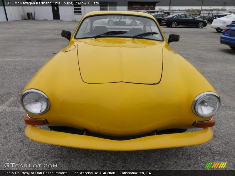  1971 Karmann Ghia Coupe Yellow