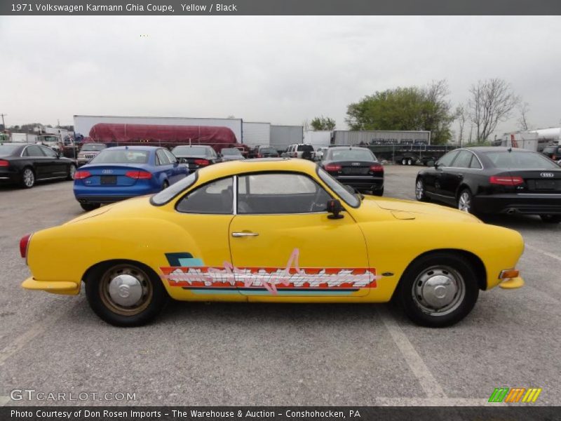  1971 Karmann Ghia Coupe Yellow
