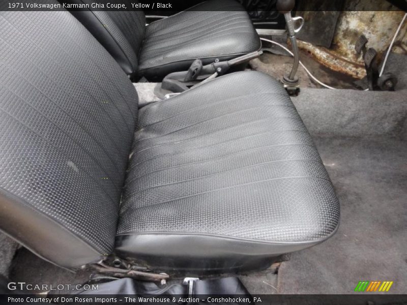  1971 Karmann Ghia Coupe Black Interior