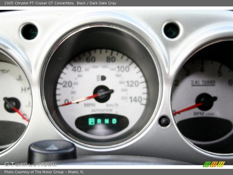 Black / Dark Slate Gray 2005 Chrysler PT Cruiser GT Convertible