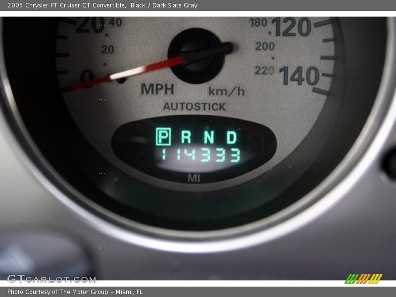 Black / Dark Slate Gray 2005 Chrysler PT Cruiser GT Convertible