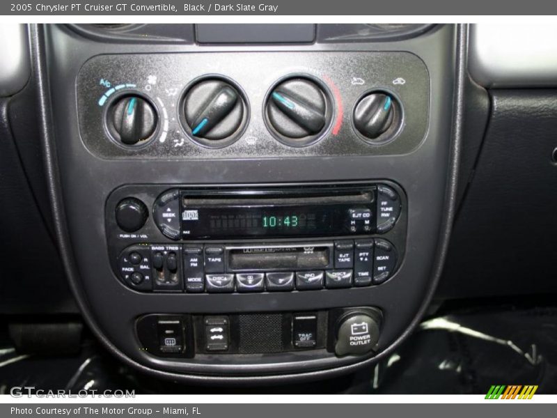 Controls of 2005 PT Cruiser GT Convertible