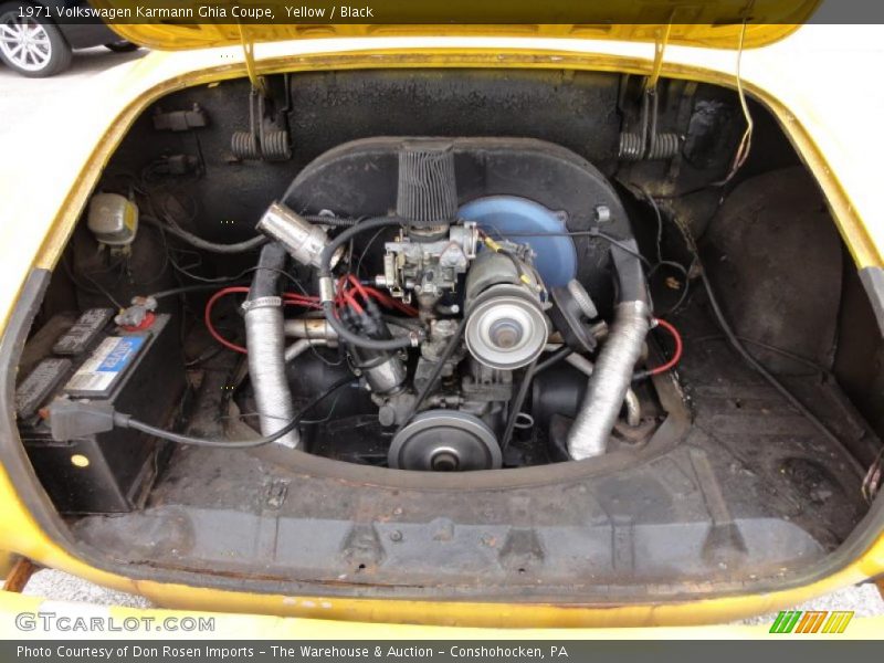  1971 Karmann Ghia Coupe Engine - 1.6 Liter Air-Cooled Flat 4 Cylinder