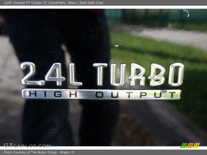 Black / Dark Slate Gray 2005 Chrysler PT Cruiser GT Convertible