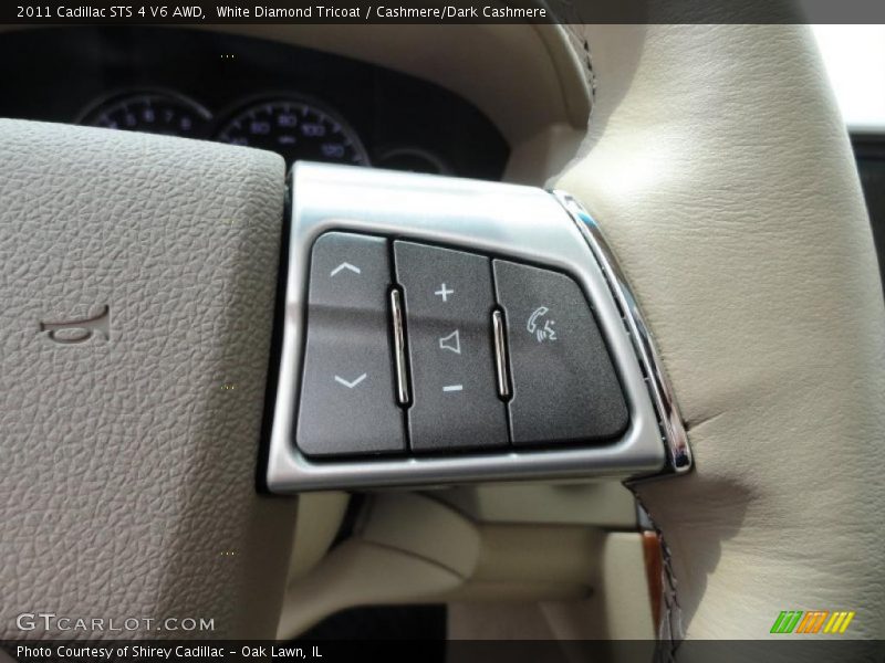 Controls of 2011 STS 4 V6 AWD