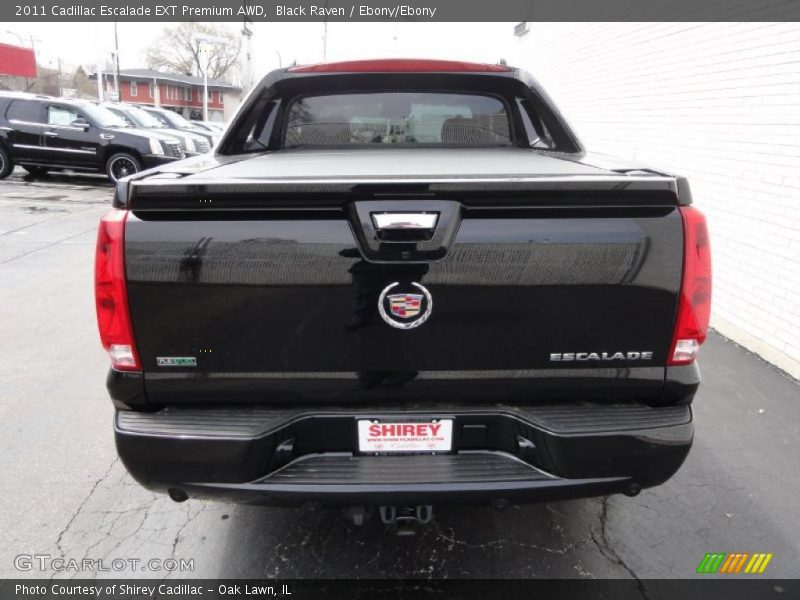 Black Raven / Ebony/Ebony 2011 Cadillac Escalade EXT Premium AWD