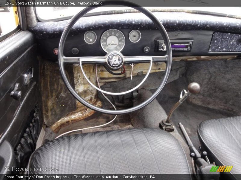 Dashboard of 1971 Karmann Ghia Coupe